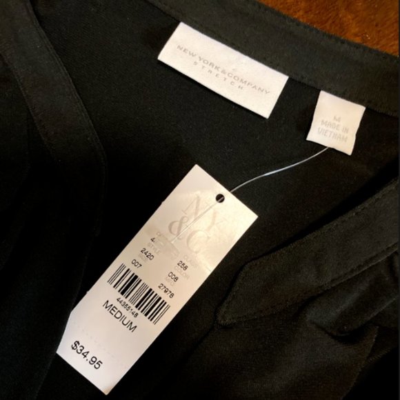 New York & Company | Black Blouse | M - Picture 4 of 4